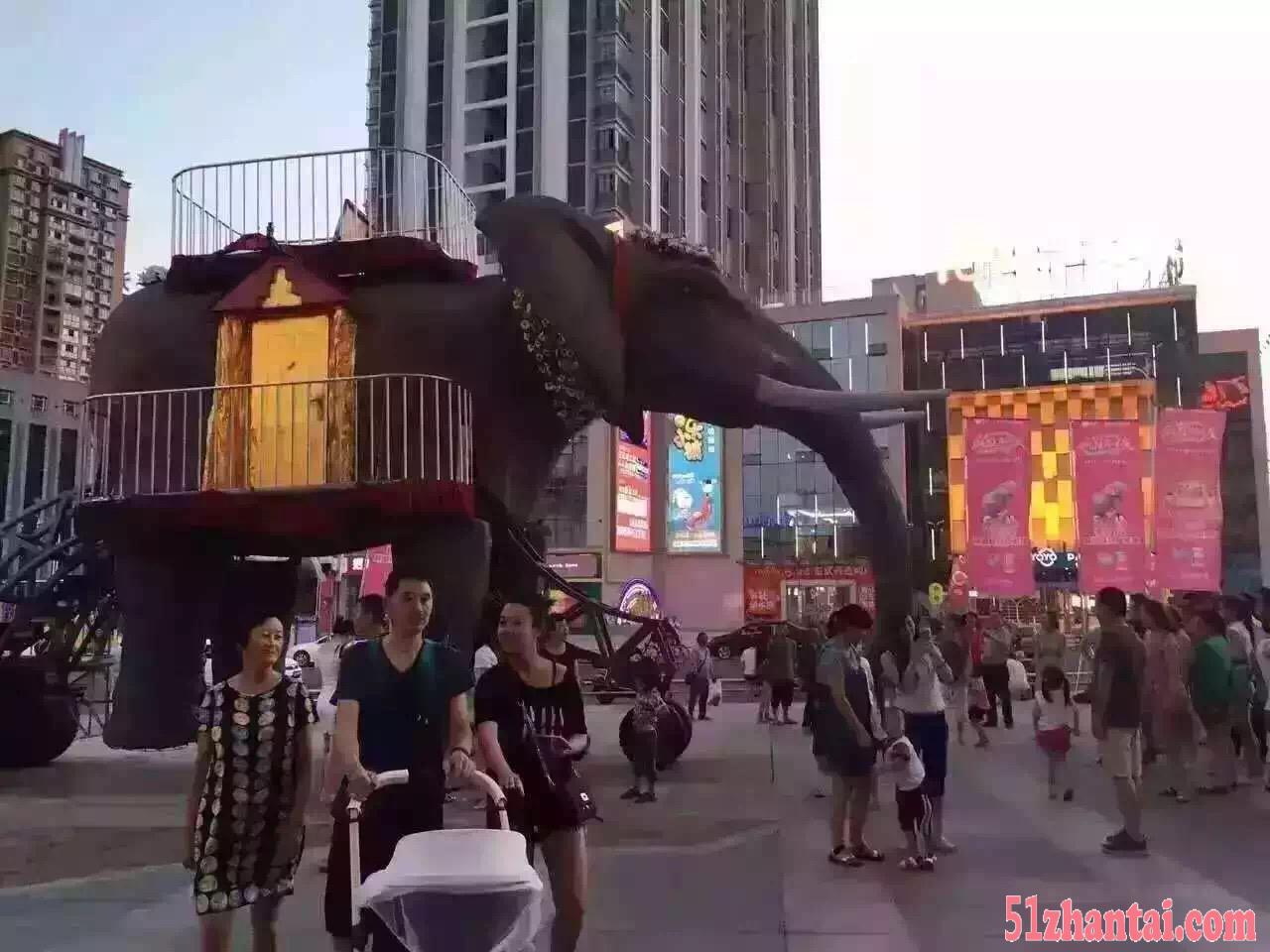 渭南大街巡游机械大象租赁恐龙出租-图2