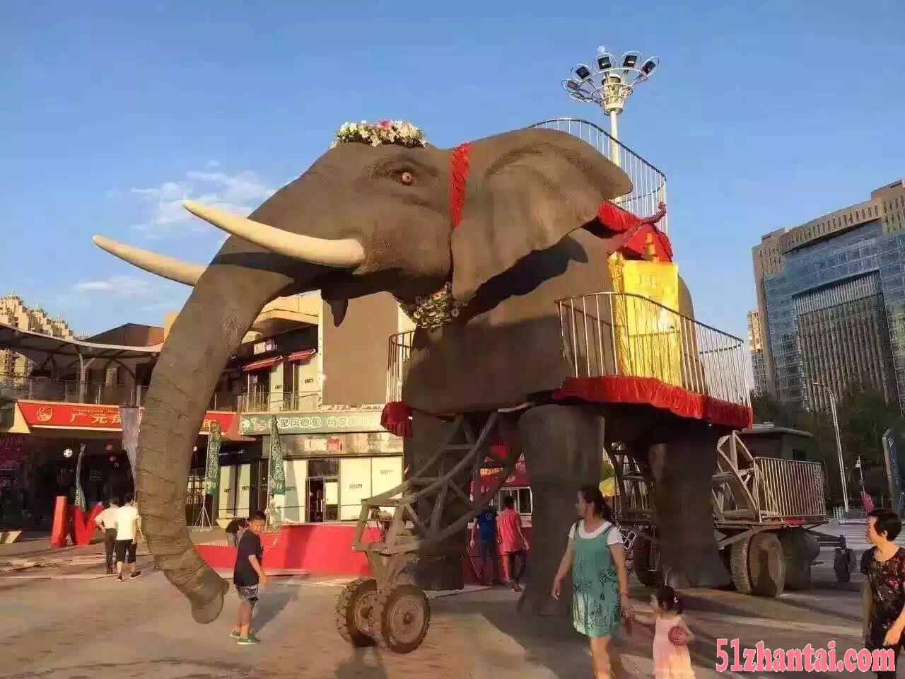 武汉大型机械大象活动仿真机械大象出租-图1