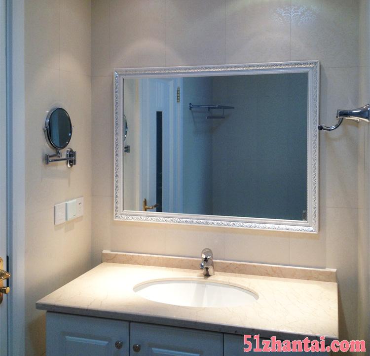 安装舞蹈排练厅镜子办公楼浴室梳妆贴墙镜子定做-图1
