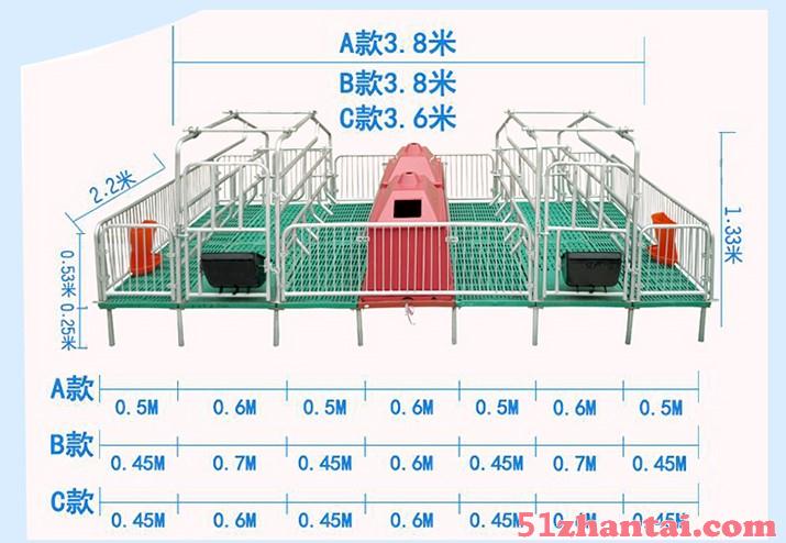 养猪设备复合母猪产床热镀锌定位栏保育栏-图1